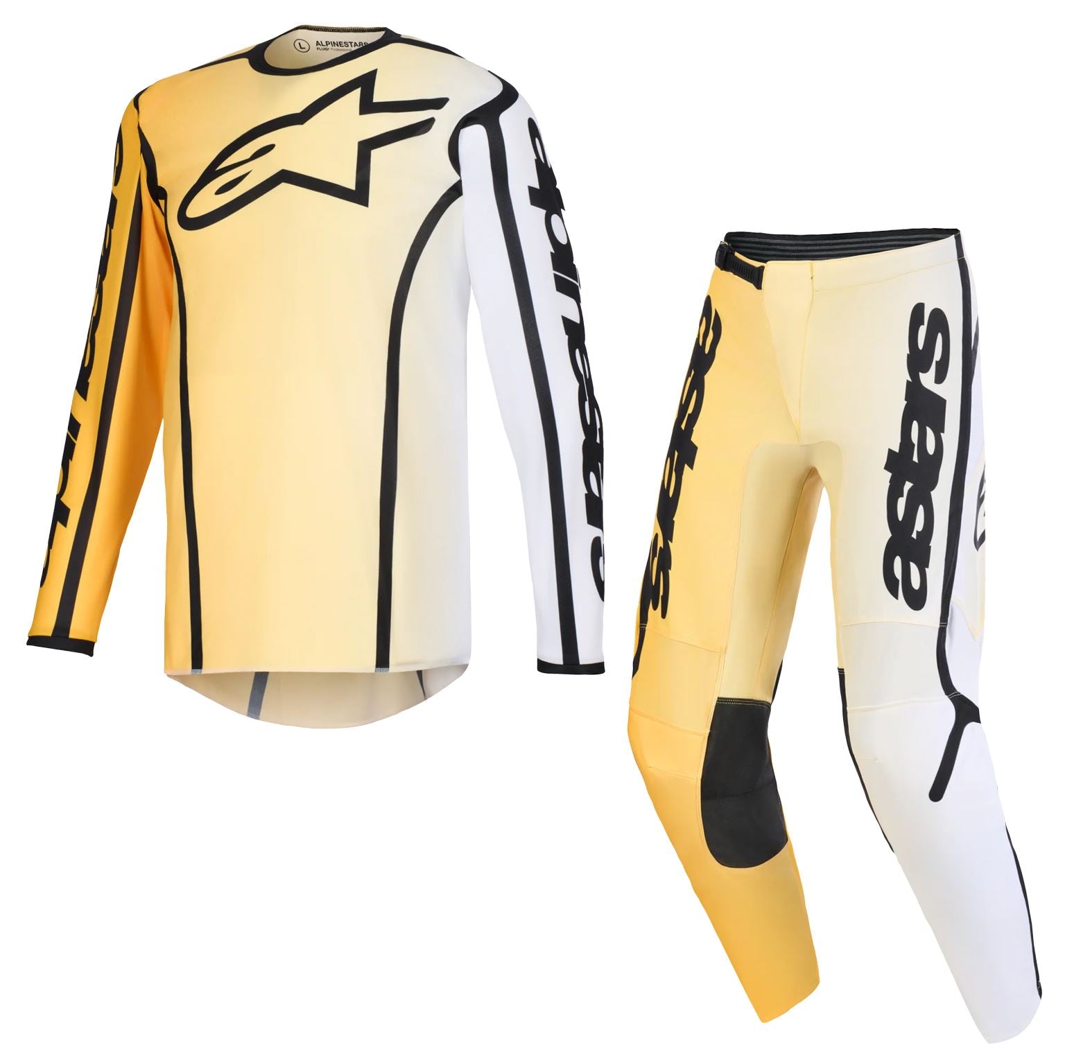 Alpinestars 2026 Fluid Apex Motocross Combo Kit Yellow Black